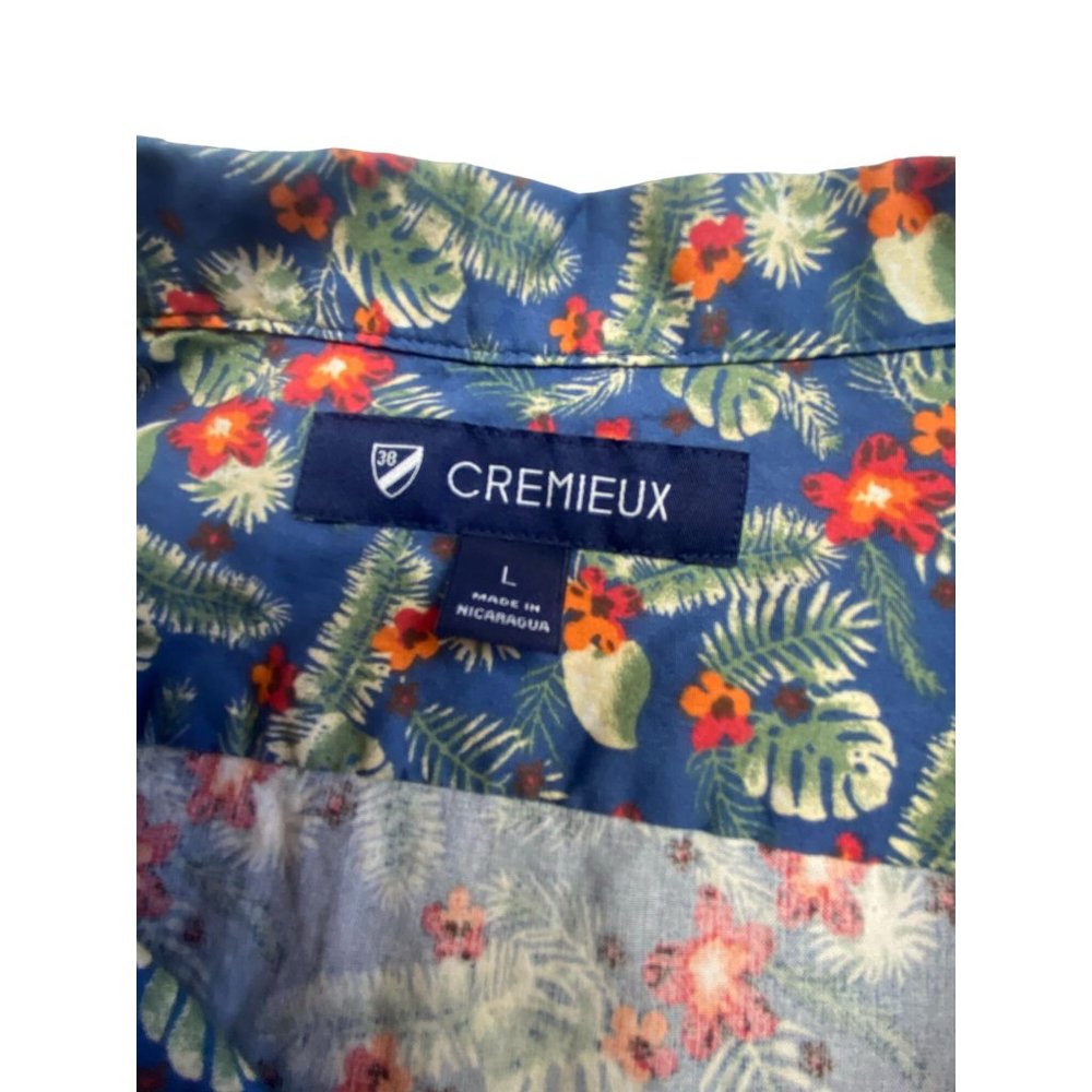 Cremieux Mens Large Martinique Collection Tropical Print Short-Sleeve NWT - Picture 2 of 6